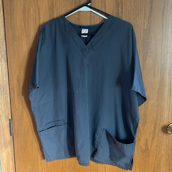 Cherokee workwear dark gray scrub pants size large Cherokee workwear scrub top - Picture 5 of 6
